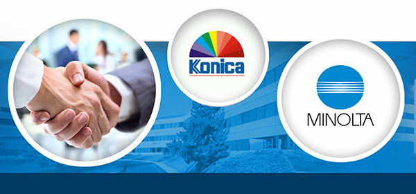 Konica and Minolta merge in 2003