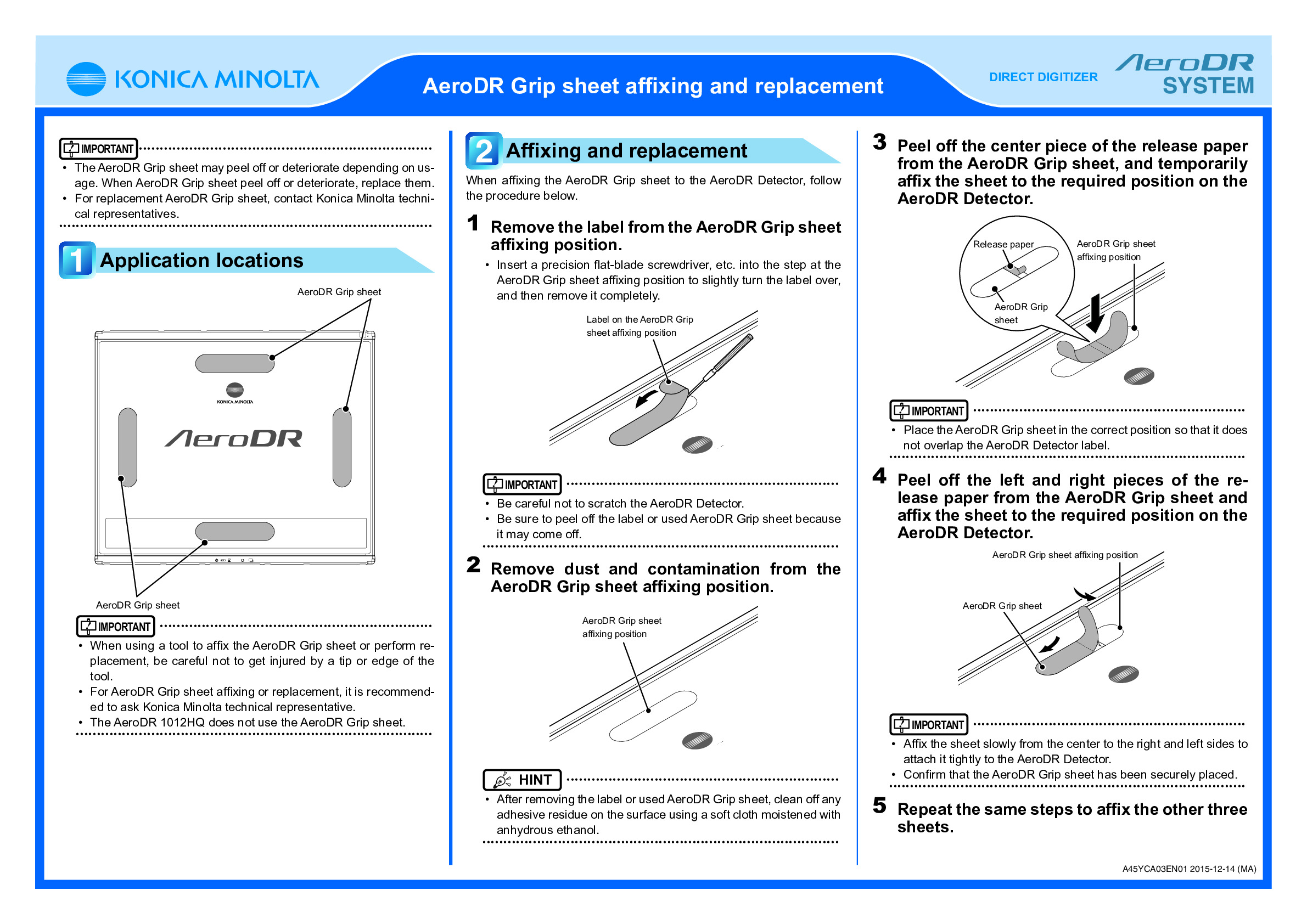 AeroDR_How_to_afix_grip_sheets_A45YCA03EN01_151214_Fix