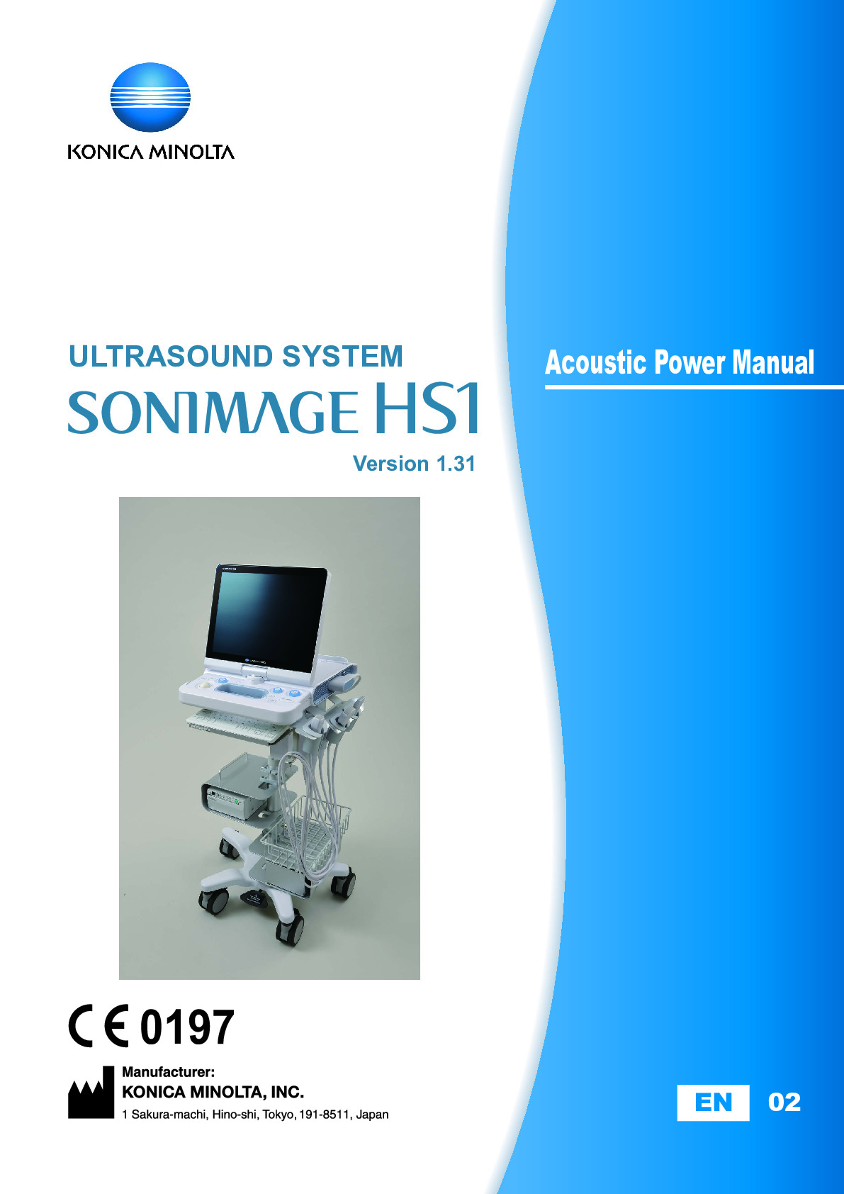 SONIMAGE_HS1_Acoustic_Power_Manual_V.1.31_Rev.2