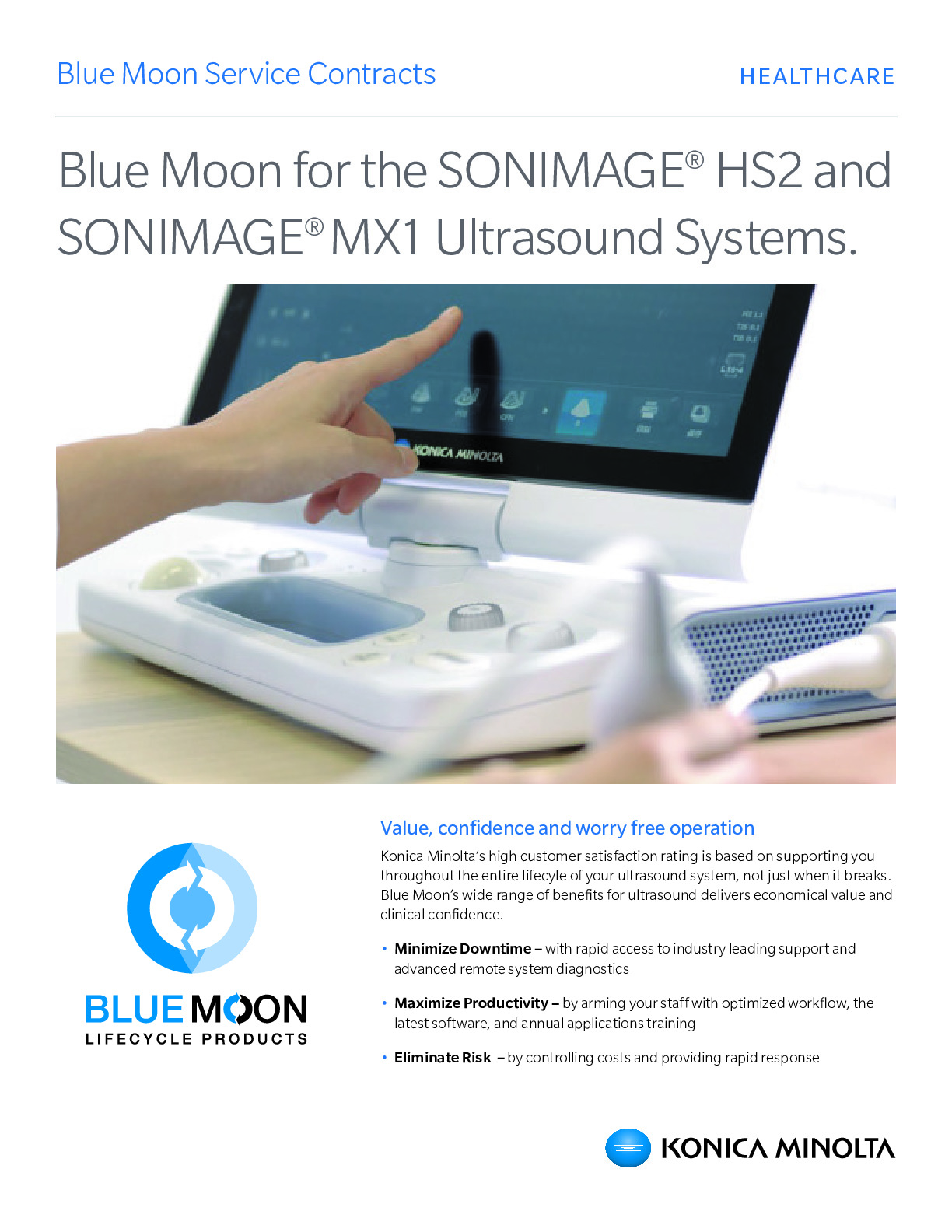 Blue Moon for HS2 and MX1 Product Sheet M1718 1020 RevA