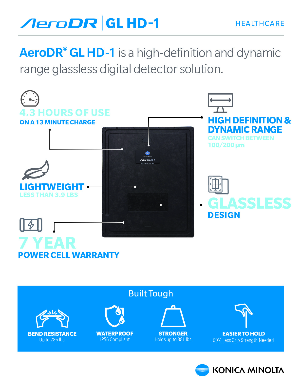 AeroDR Glassless HD-1 Sell Sheet M2089 1222 RevA