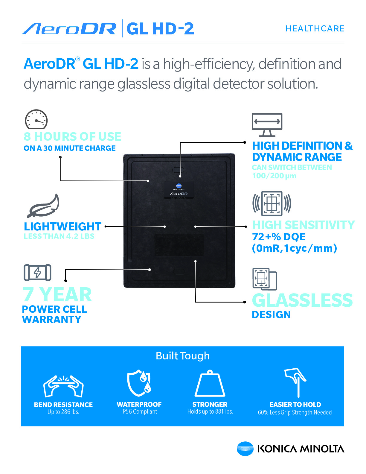AeroDR Glassless HD-2 Sell Sheet M2088 1222 RevA