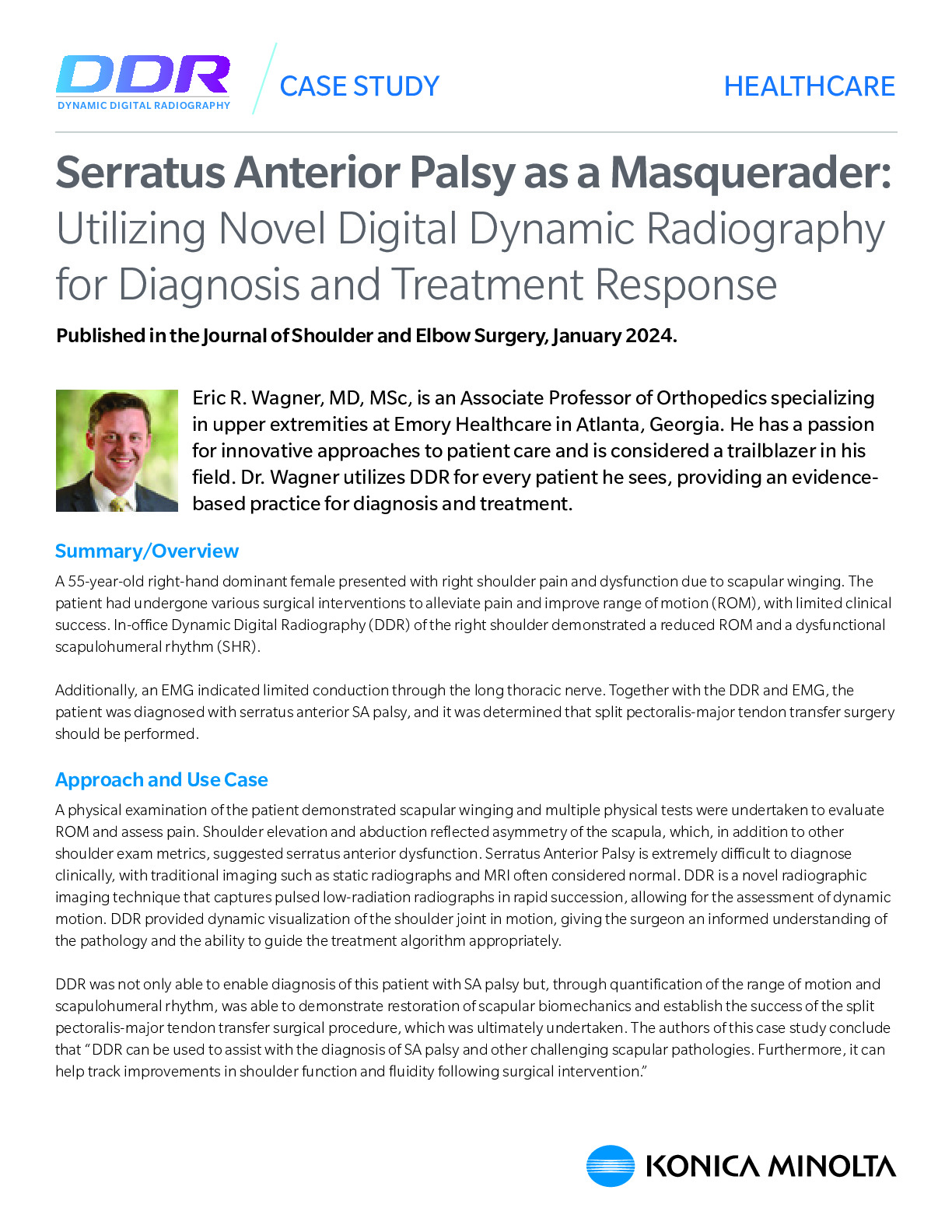 DDR Case Study Serratus Anterior Palsy M2265 0324 RevA