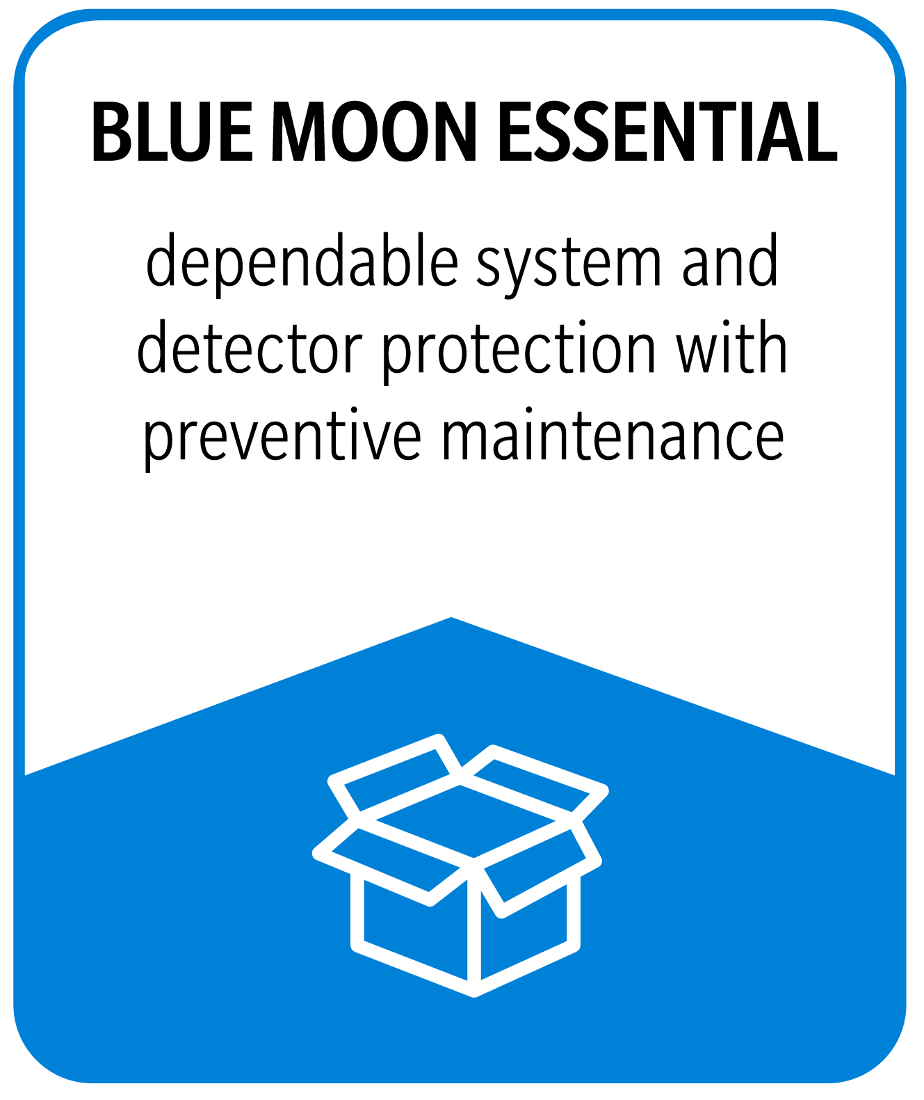 Blue Moon Essential program topline with icon