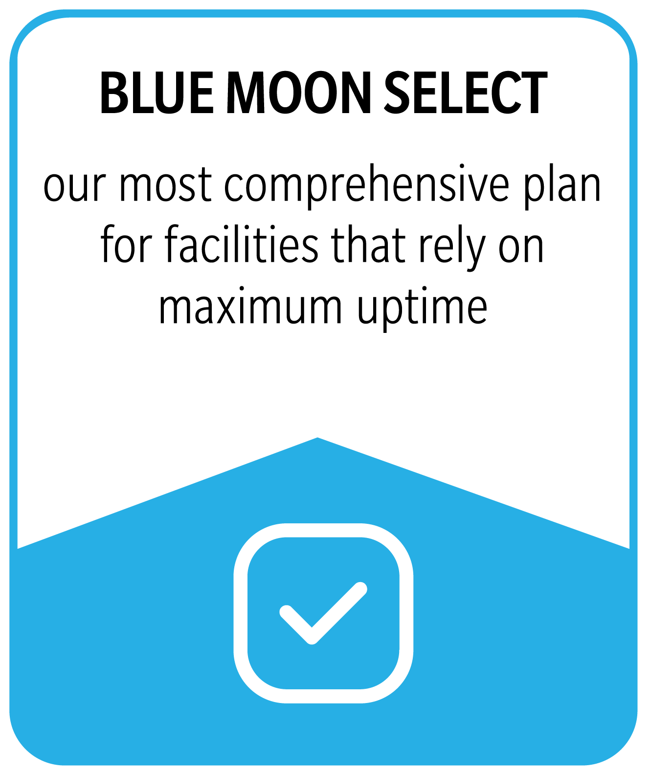 Blue Moon Select program topline with icon
