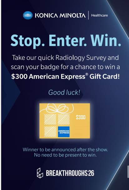 Contest Poster - Visit us at booth 906 for a chance to win