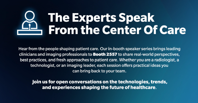 A brief description of The Experts Speak program at RSNA 2026