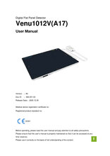 Digital Flat Panel Detector Venu1012V(A17) User Manual