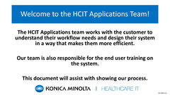 105-000111A HCIT Applications Workflow Processes