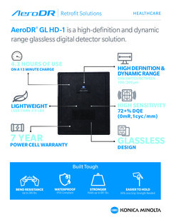 AeroDR Glassless HD-1 Sell Sheet M2089 1222 RevB