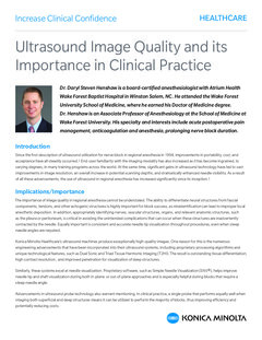 Ultrasound Image Quality Case Study M2100 0123 RevA