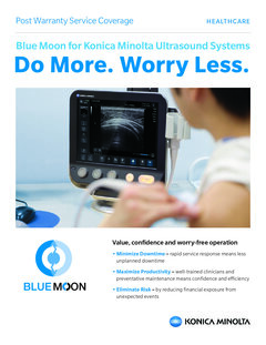Blue Moon for Ultrasound Systems Brochure M2105 0323 RevA