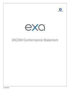 Exa DICOM Conformance Statement 500-000095A