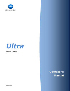 500-000737A Ultra 5.3.11.0 Operator's Manual
