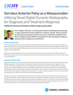 DDR Case Study Serratus Anterior Palsy M2265 0324 RevA
