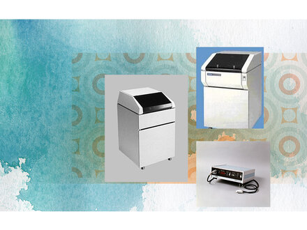 composite image with legacy Konica Minolta healthcare equipment