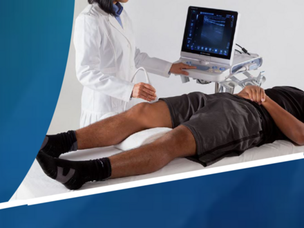 Dr Stitik Workshop background showing ultrasound procesdure