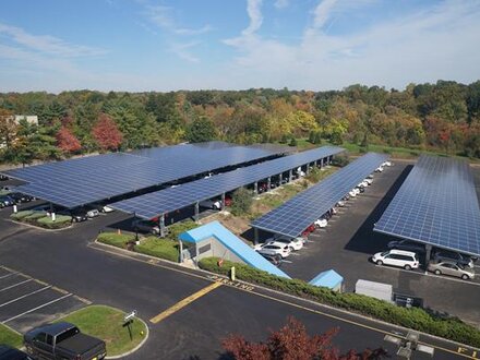 Solar Panels at Konica Minolta's Ramsey NJ Headquarters
