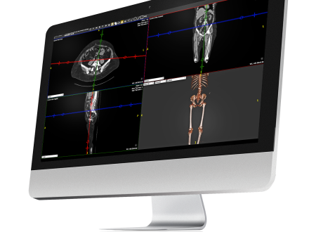 Exa Viewer Screen on a Monitor