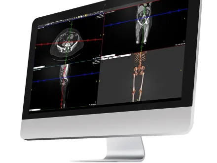 Exa Viewer with 4 scans on it 
