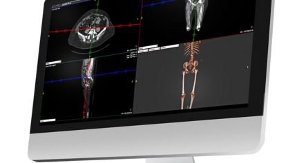 Exa Viewer Screen on a Monitor