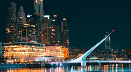 Puerto Madero at night