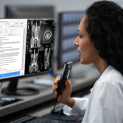 Doctor using Exa PACS