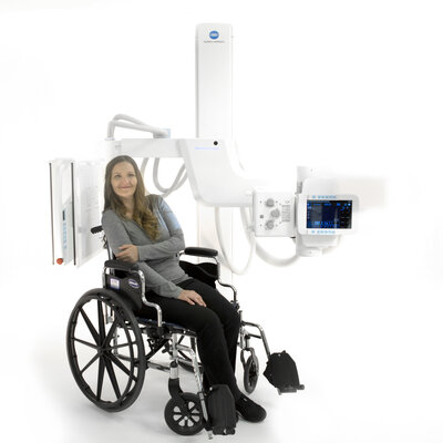 KDR Advanced U-Arm with wheelchair patient