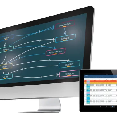exa-RIS Monitor Image with Worklist