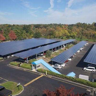 Solar Panels at Konica Minolta's Ramsey NJ Headquarters