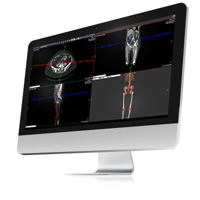 Exa Viewer Screen on a Monitor