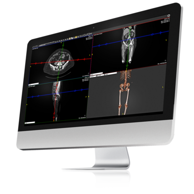 Exa Viewer Screen on a Monitor