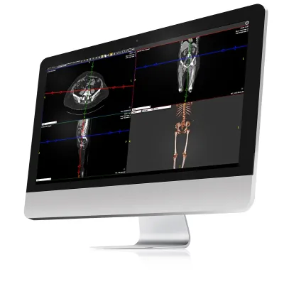 Exa Viewer with 4 scans on it 