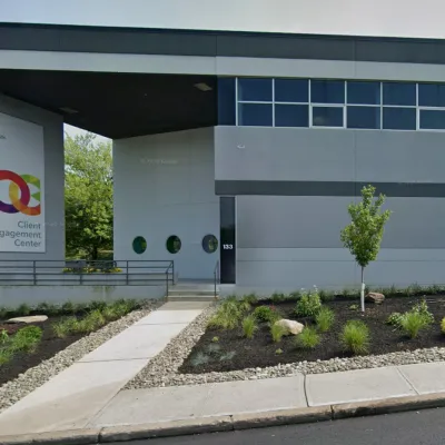 The front entrance of the KMHA Building in Ramsey NJ